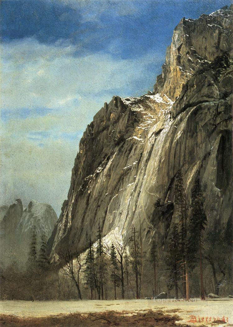 カテドラル ロックス ヨセミテの眺め アルバート ビアシュタット山油絵